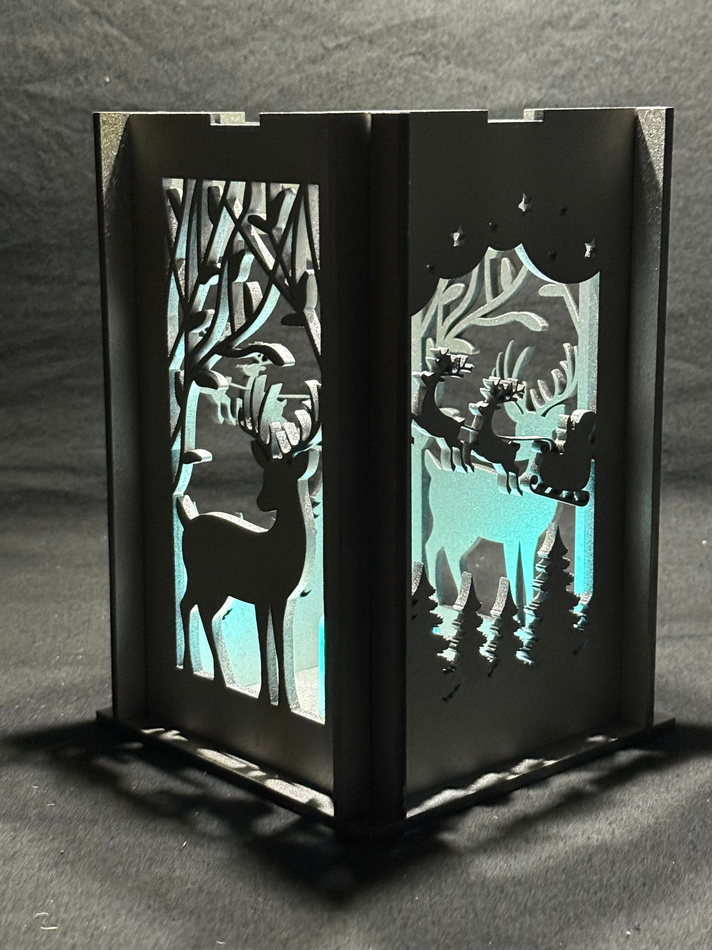 E - Christmas Lantern with colour changing light