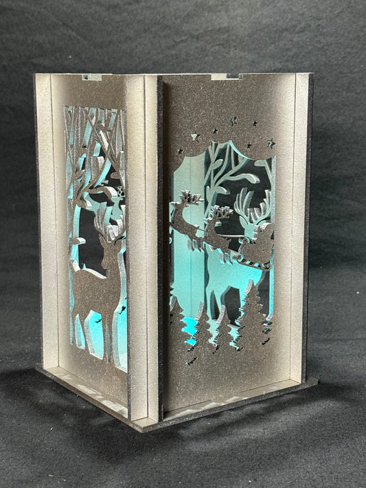 E - Christmas Lantern with colour changing light