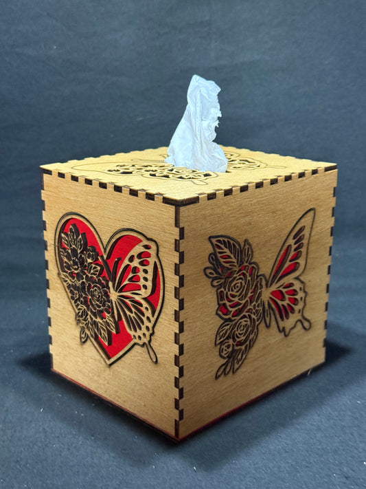 The Butterfly Tissue box
