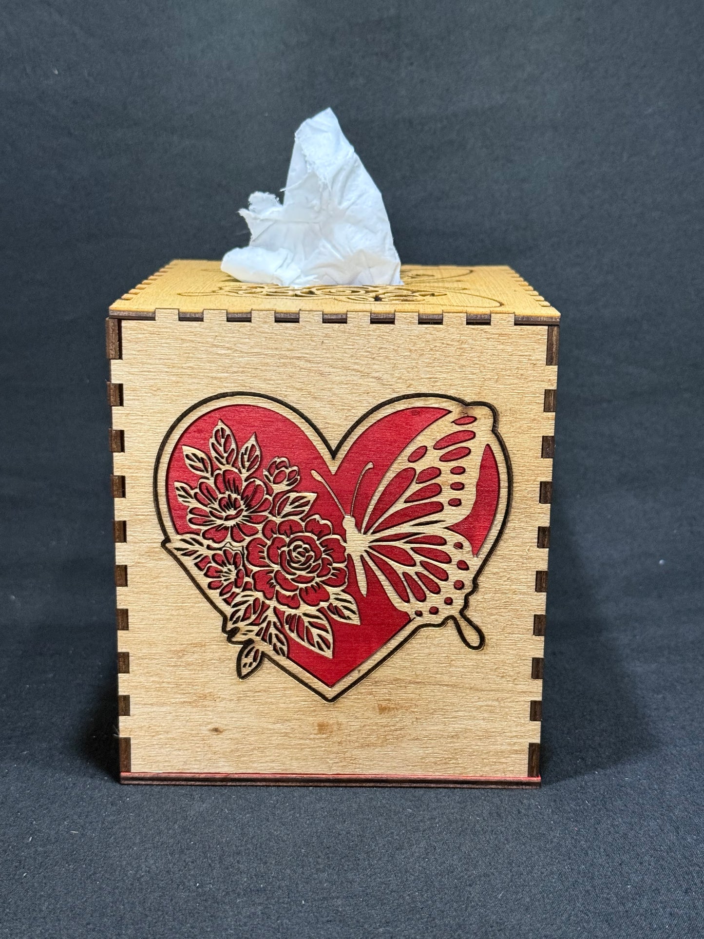 The Butterfly Tissue box
